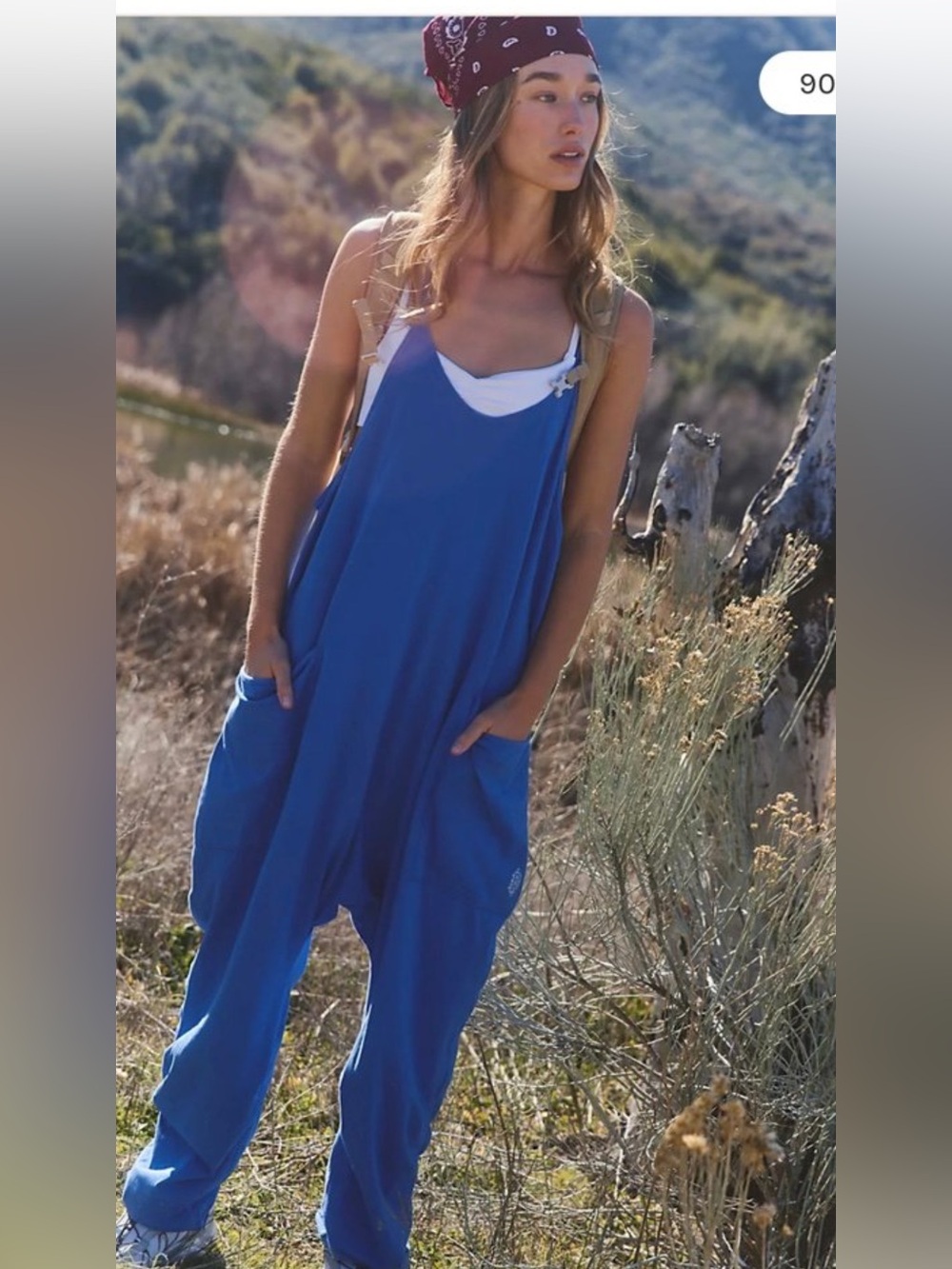 Blue romper